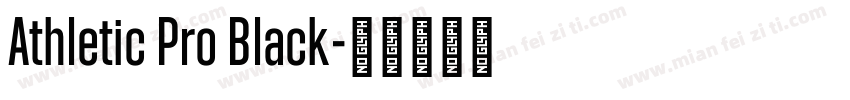 Athletic Pro Black字体转换